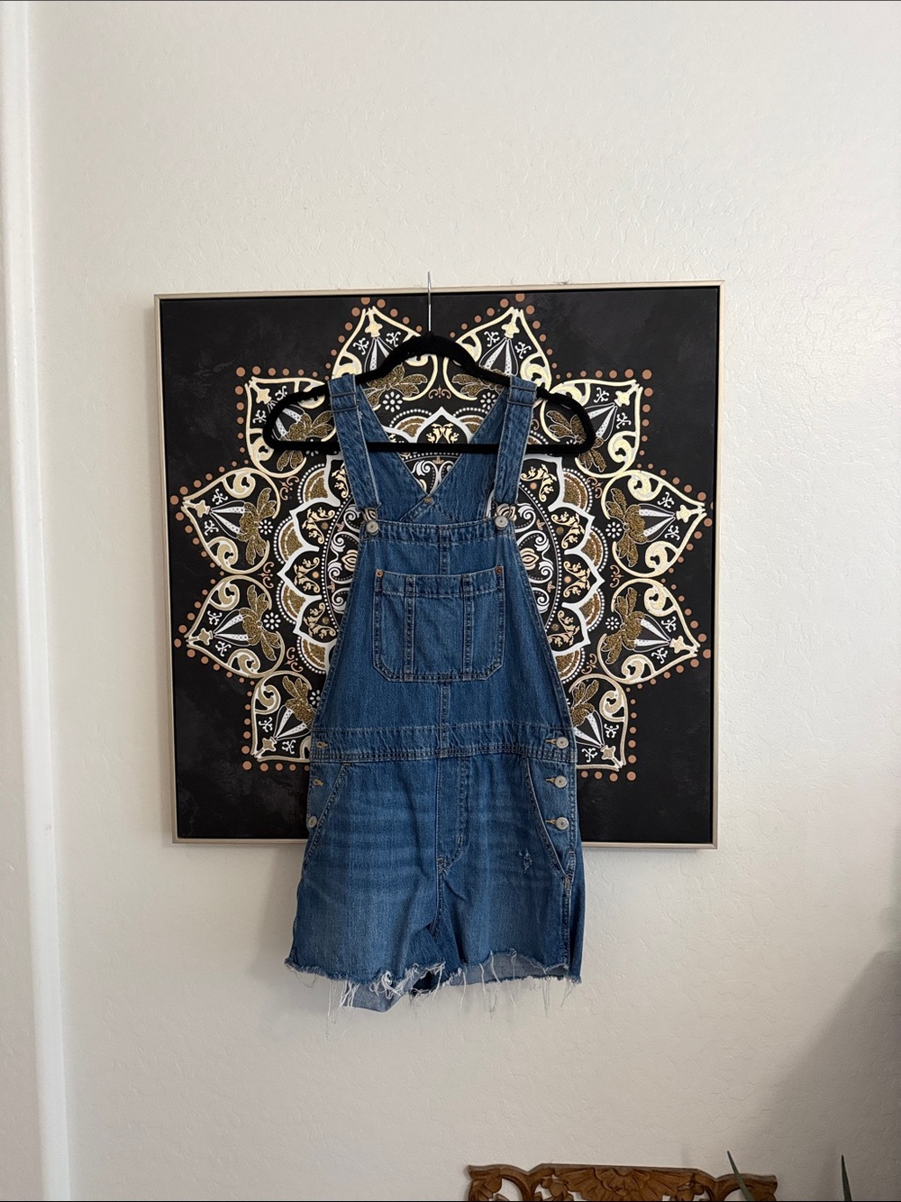 Old Navy Baggy Blue Denim Overalls